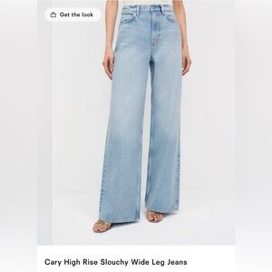 Reformation Cary Lived-In Wide Leg Jeans, SZ 27